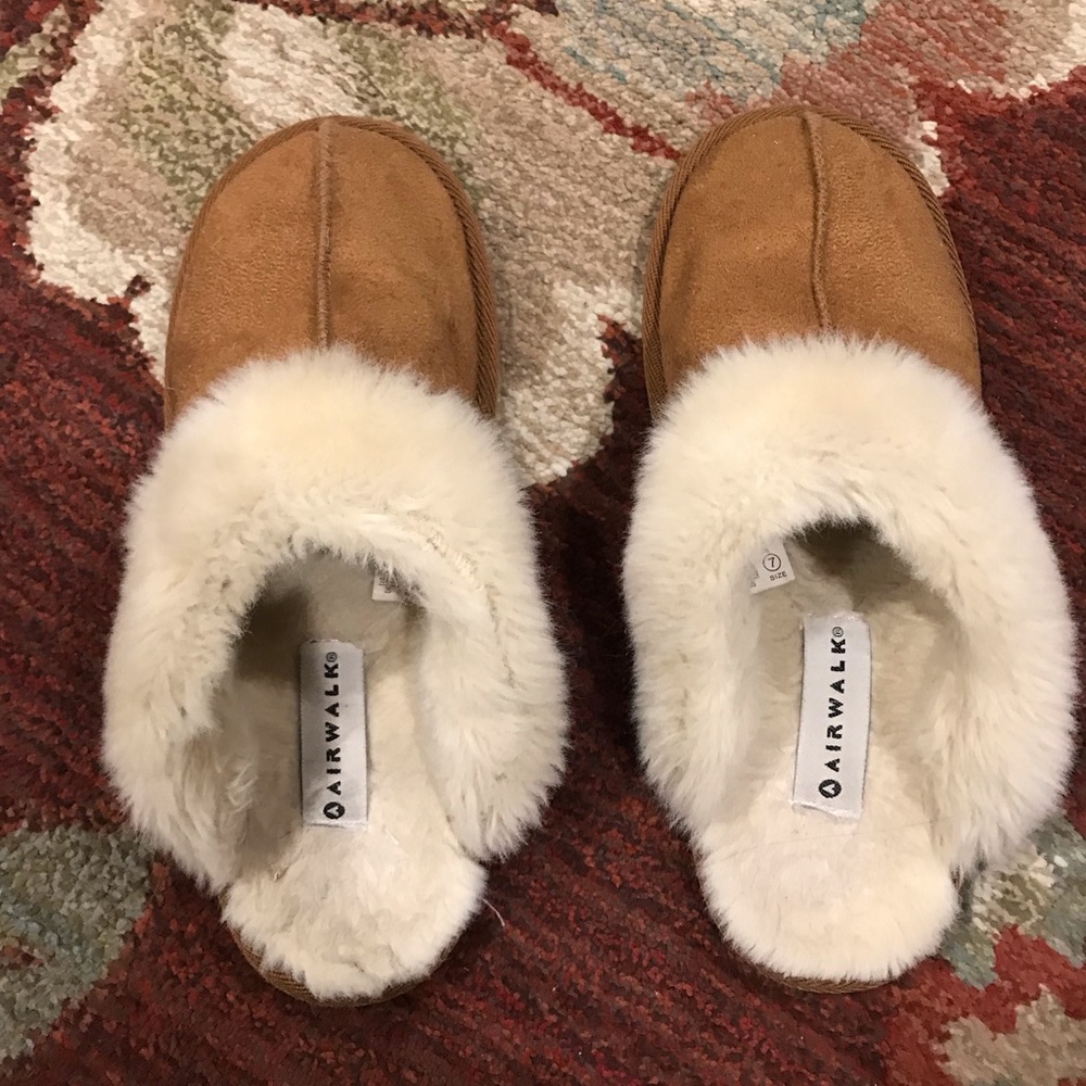 Fuzzy slippers